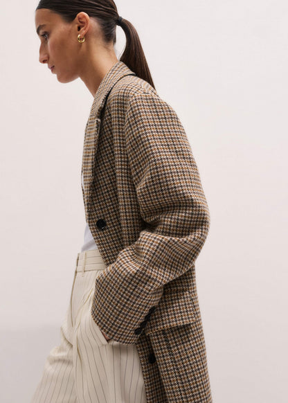 Brown Heritage Wool Coat | ME+EM Clothing