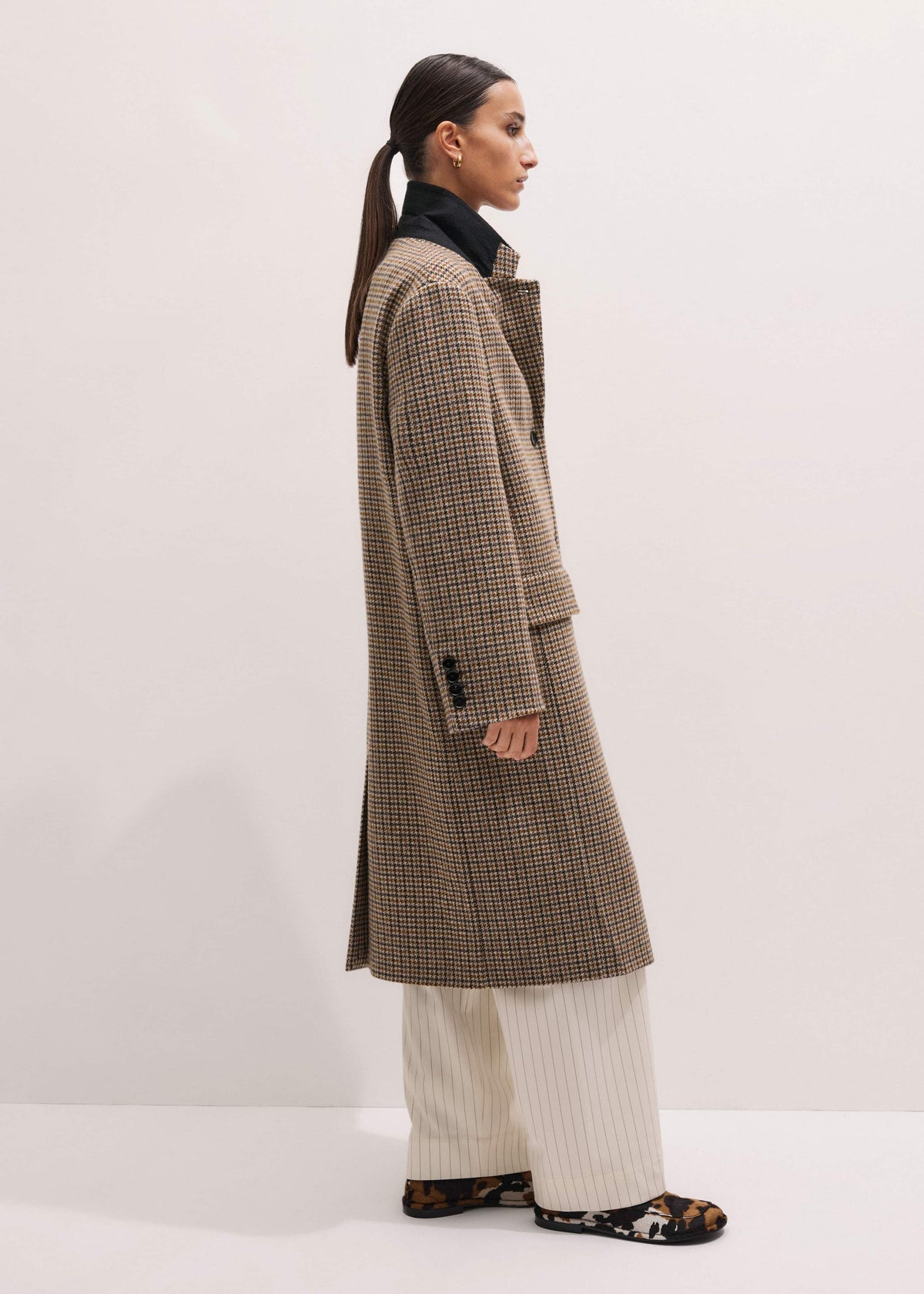 Brown Heritage Wool Coat | ME+EM Clothing