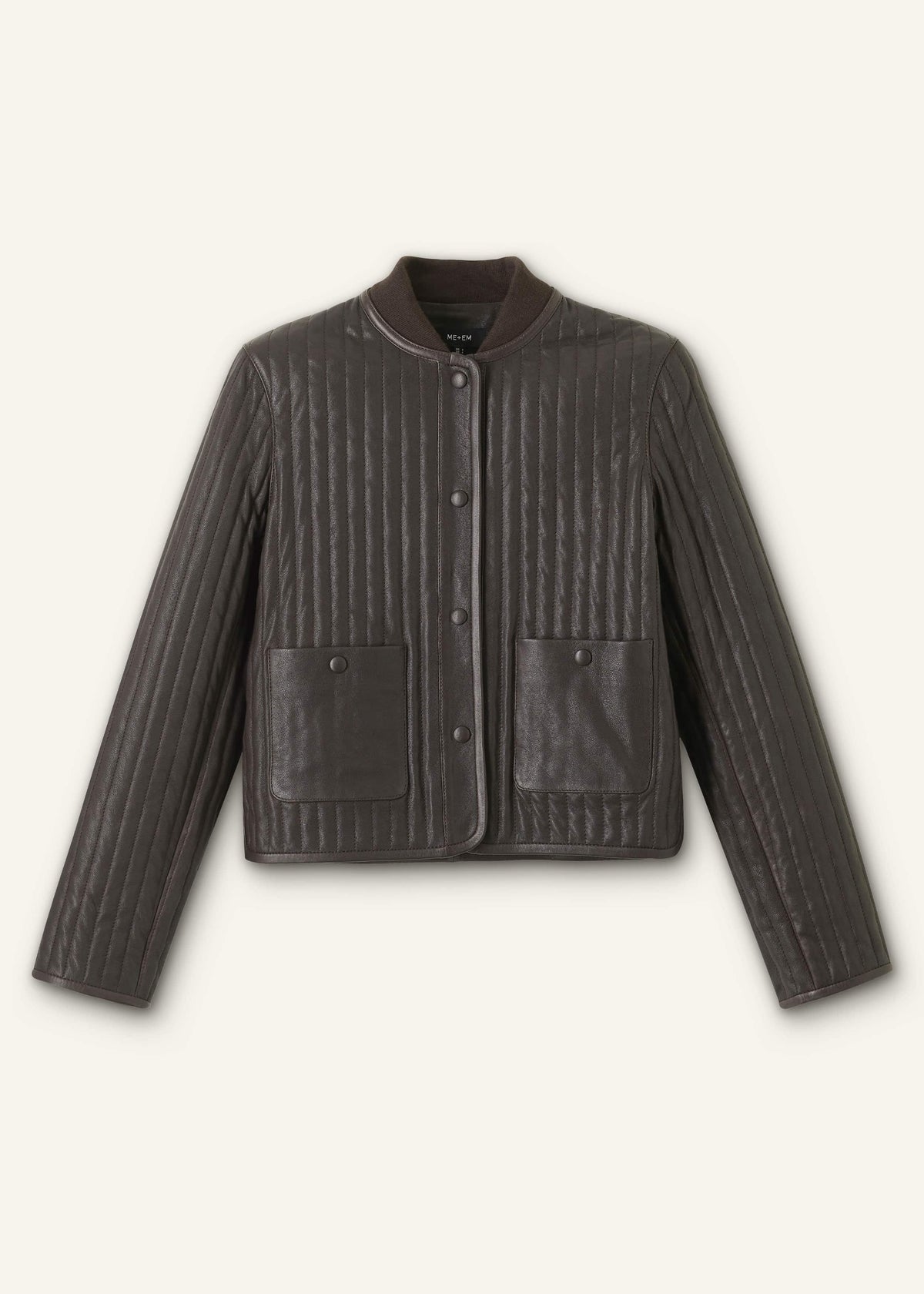 Brown Quilted Weekend Jacket | ME+EM Clothing