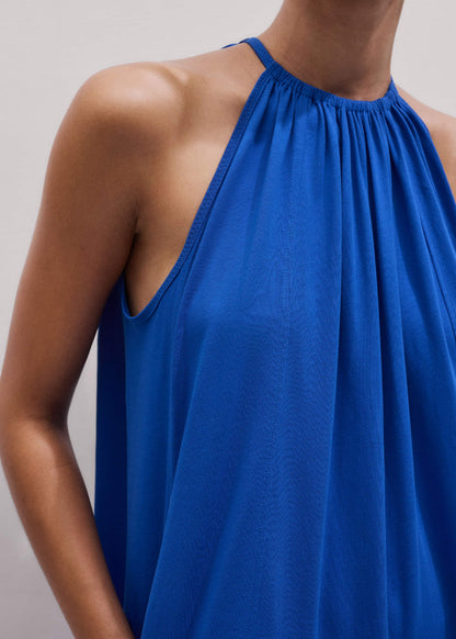 Blue Halterneck Maxi Dress | ME+EM Clothing