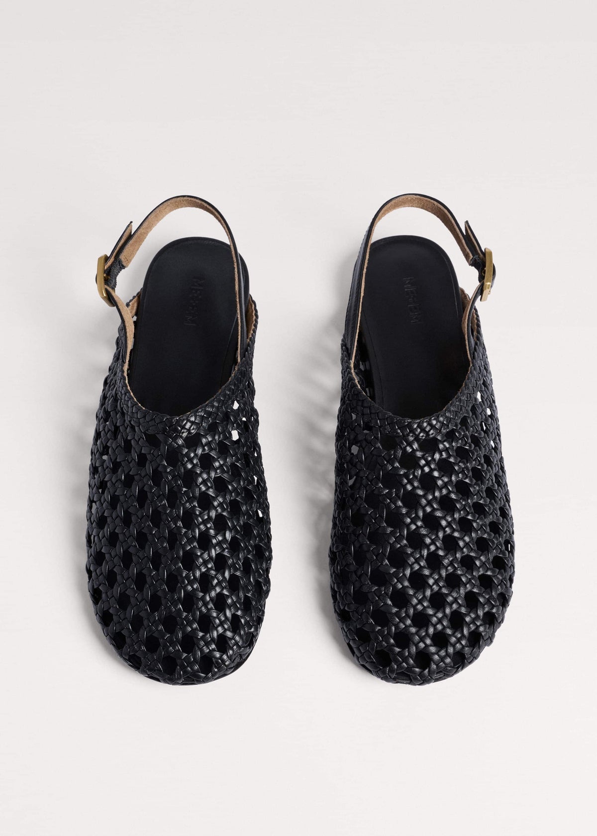 Black Woven Slingback Shoe | ME+EM Clothing|Accessories