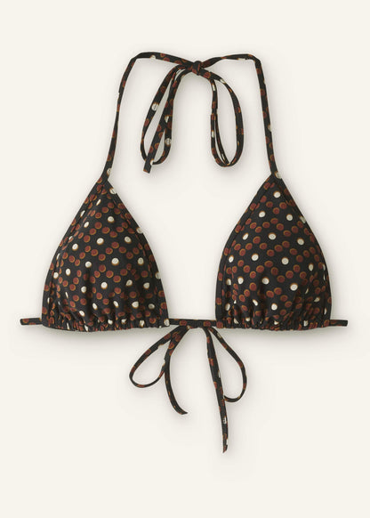 Cinnamon Brown Triangle Bikini Top | ME+EM Clothing