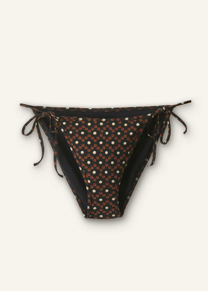 Cinnamon Brown Side Tie Bikini Bottom | ME+EM Clothing