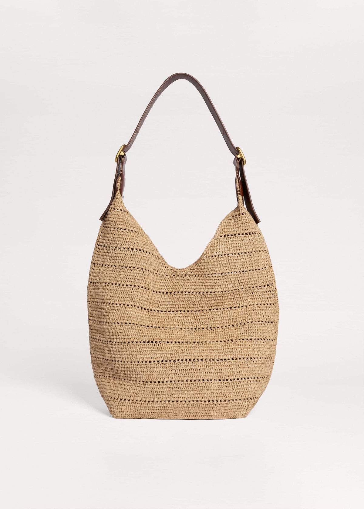Tan Raffia Carry All Summer Bag | ME+EM Clothing