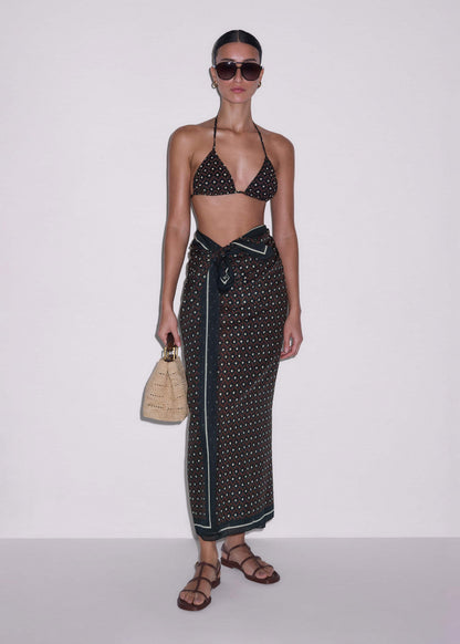 Black Geometric Sarong | ME+EM Clothing