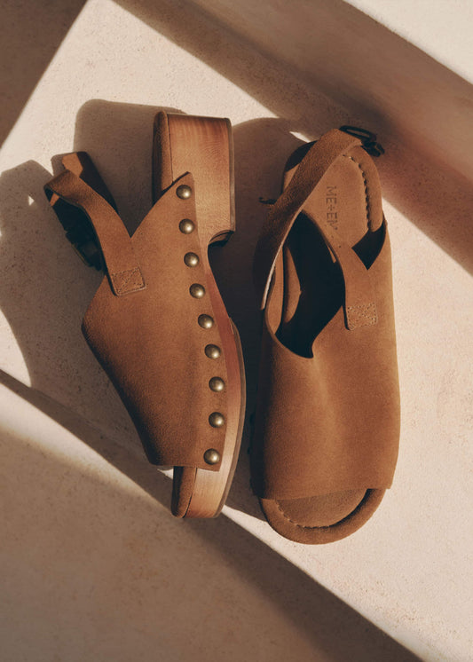 Brown Slingback Clog | ME+EM Clothing|Accessories