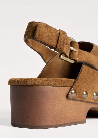 Brown Slingback Clog | ME+EM Clothing|Accessories