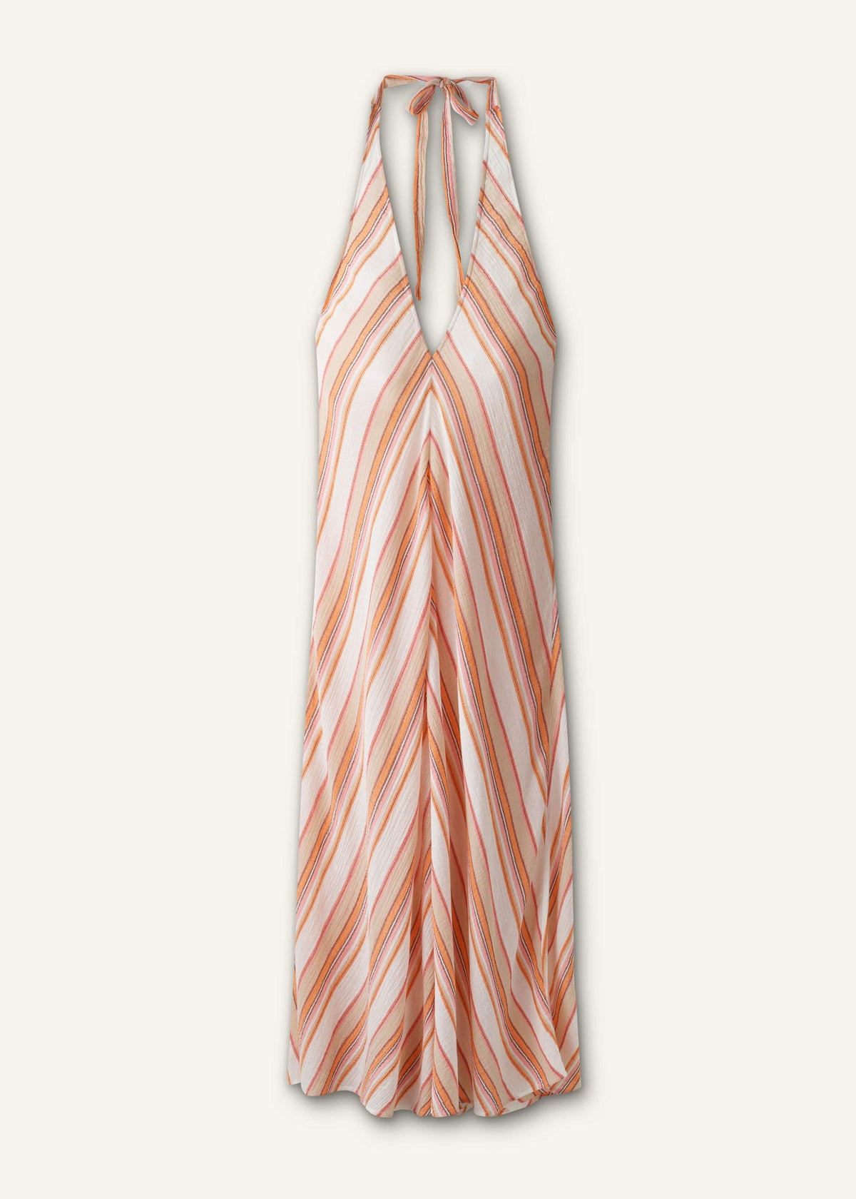 Pink Halter Maxi Beach Dress | ME+EM Clothing