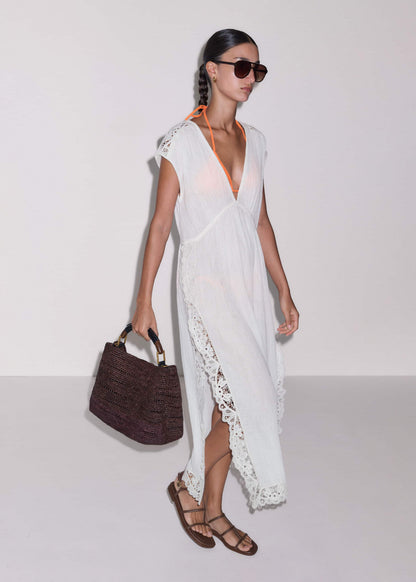 White Maxi Beach Dress | ME+EM Clothing