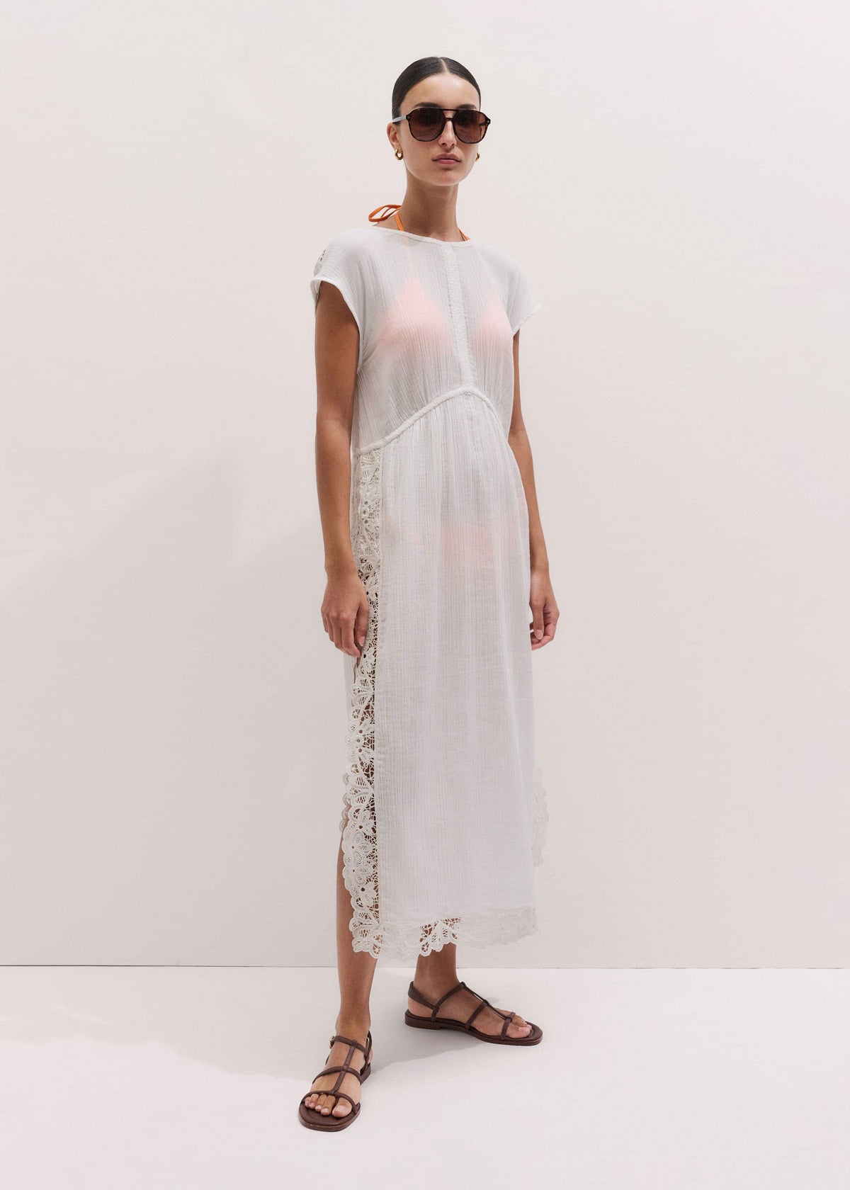 White Maxi Beach Dress | ME+EM Clothing