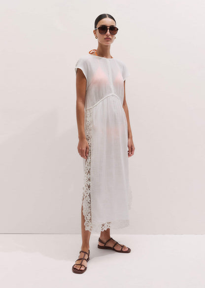 White Maxi Beach Dress | ME+EM Clothing