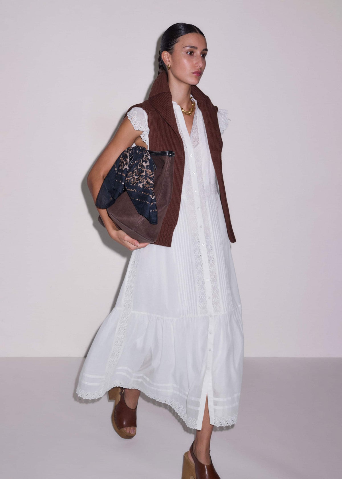 White 2-in-1 Maxi Dress | ME+EM Clothing