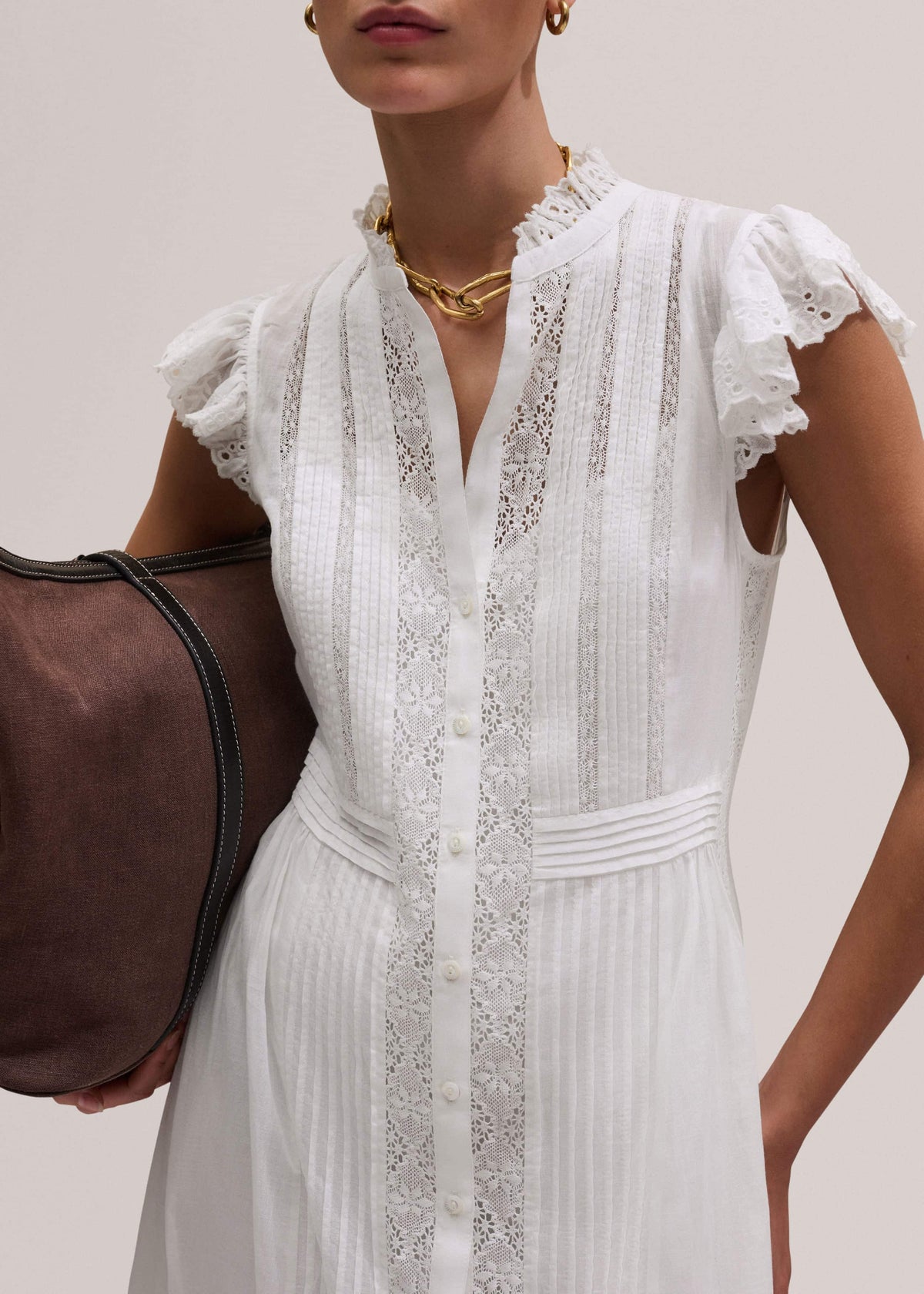 White 2-in-1 Maxi Dress | ME+EM Clothing