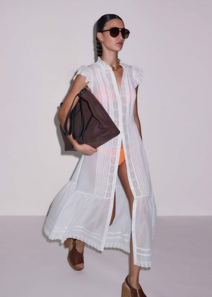 White 2-in-1 Maxi Dress | ME+EM Clothing
