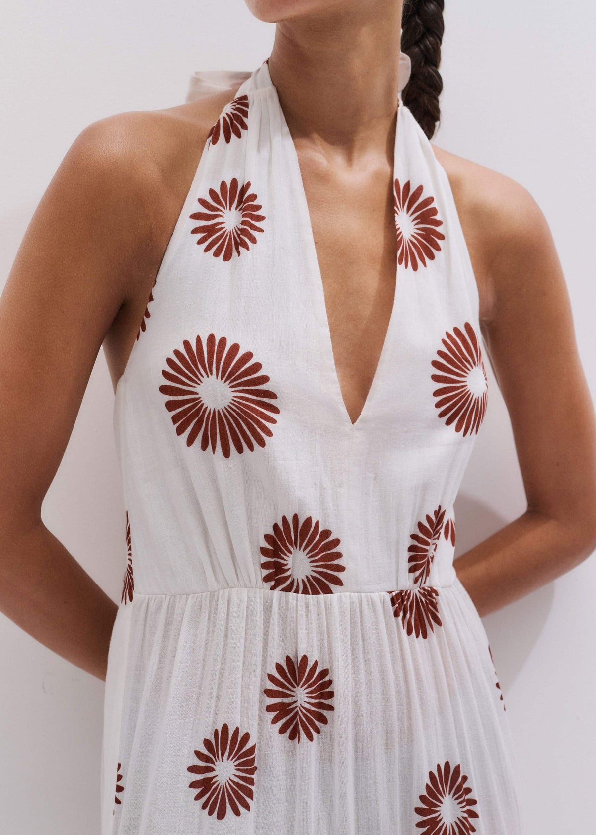 White Full-Length Beach Dress | ME+EM Clothing
