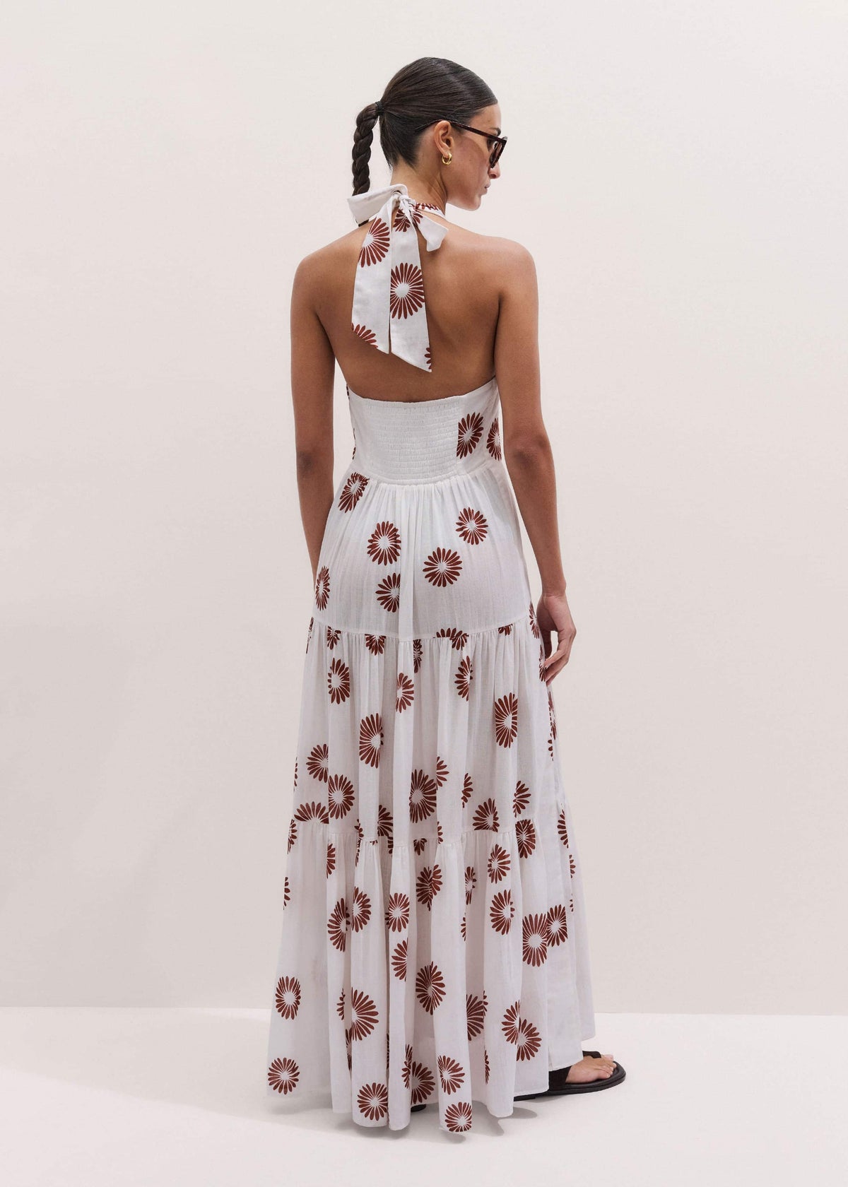 White Full-Length Beach Dress | ME+EM Clothing