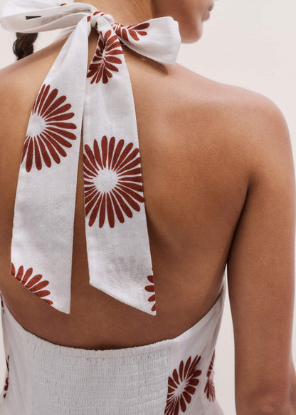 White Full-Length Beach Dress | ME+EM Clothing