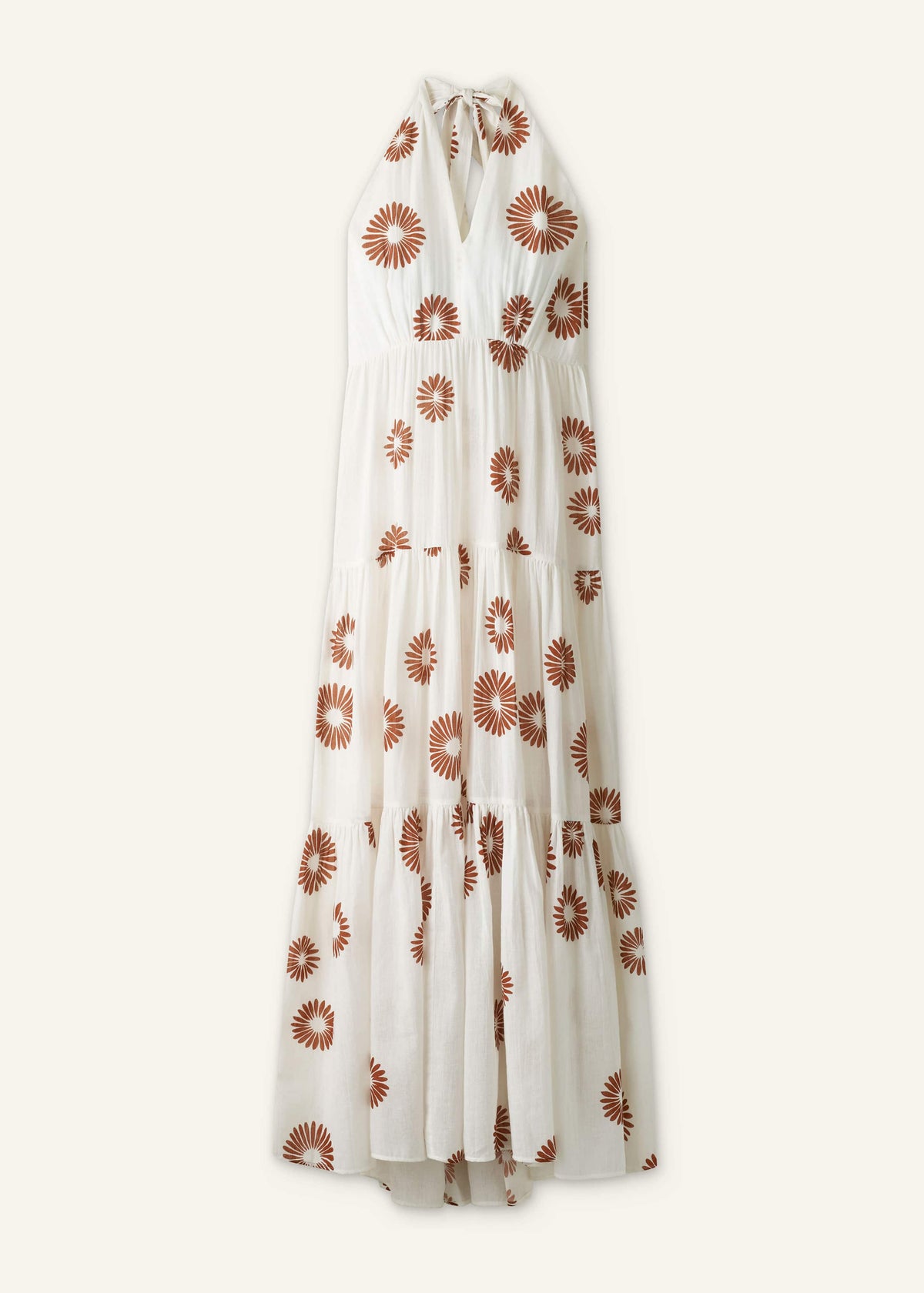 White Full-Length Beach Dress | ME+EM Clothing