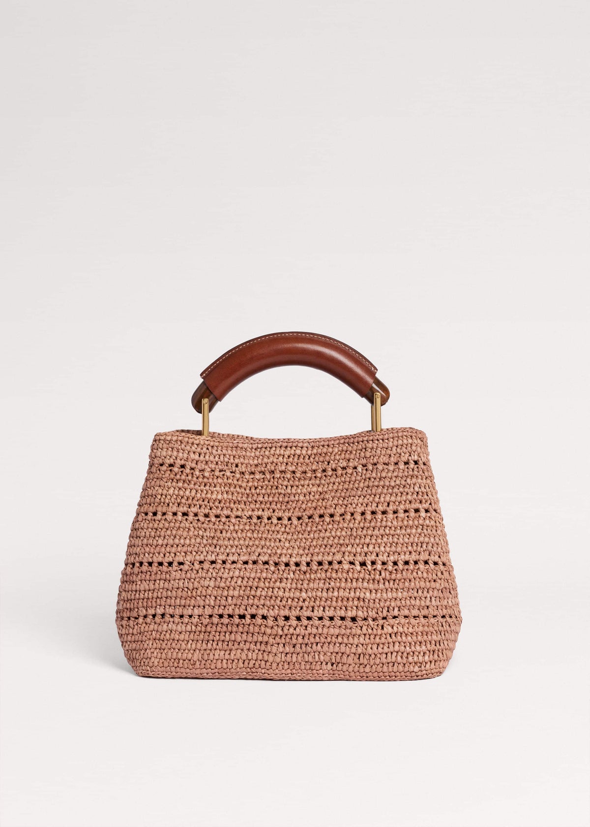 Pink Raffia Mini Day Bag | ME+EM Clothing|Accessories