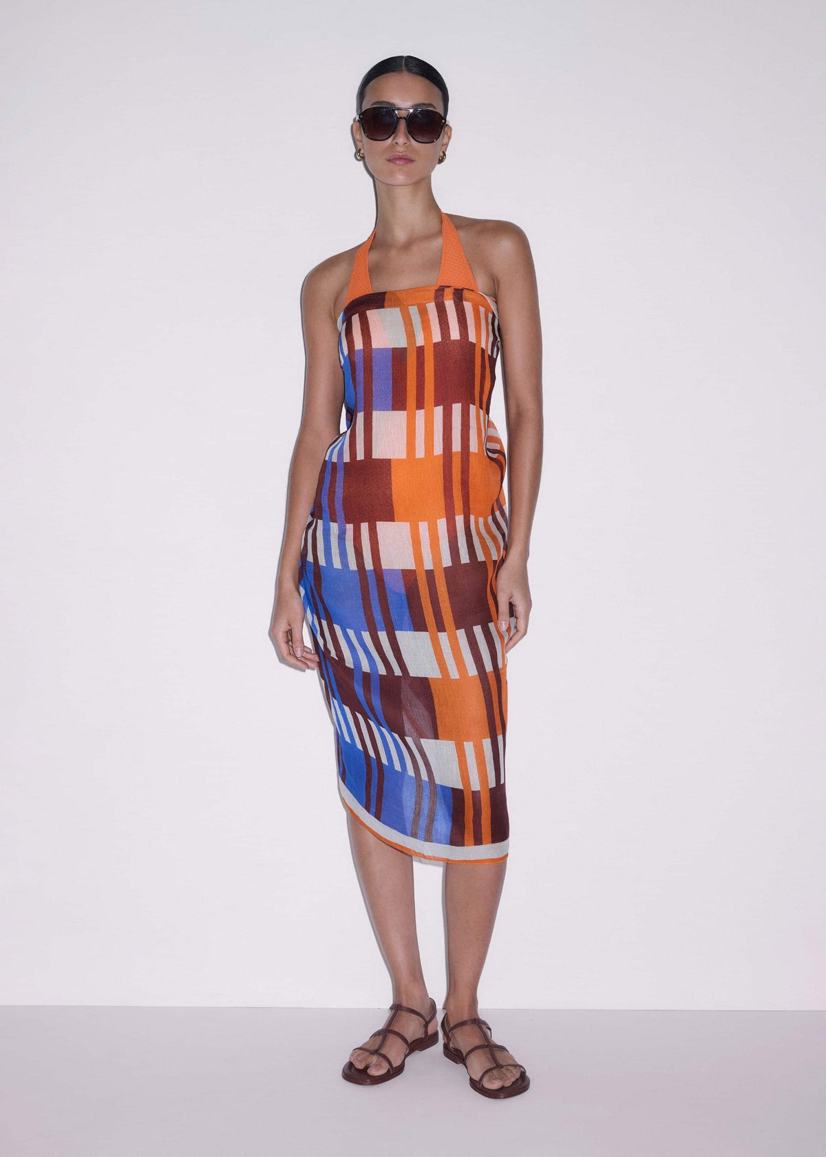 Orange Stripe Sarong | ME+EM Clothing
