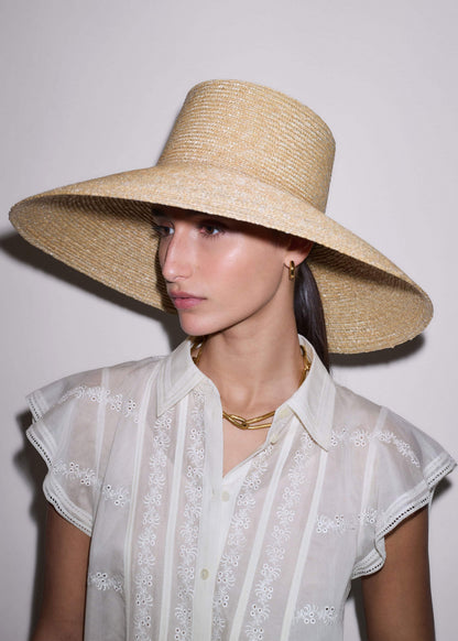 Natural Maxi Wide Straw Hat | ME+EM Clothing|Accessories