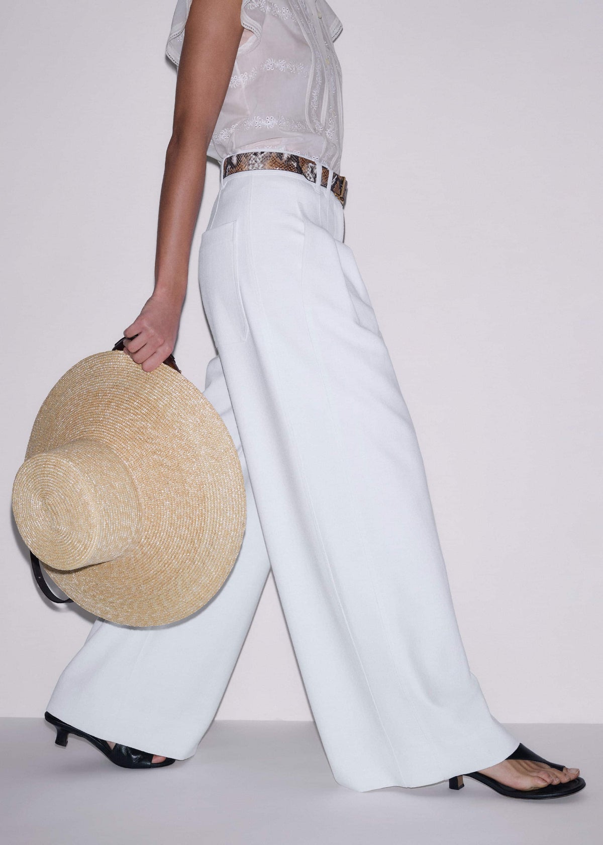 Natural Maxi Wide Straw Hat | ME+EM Clothing|Accessories