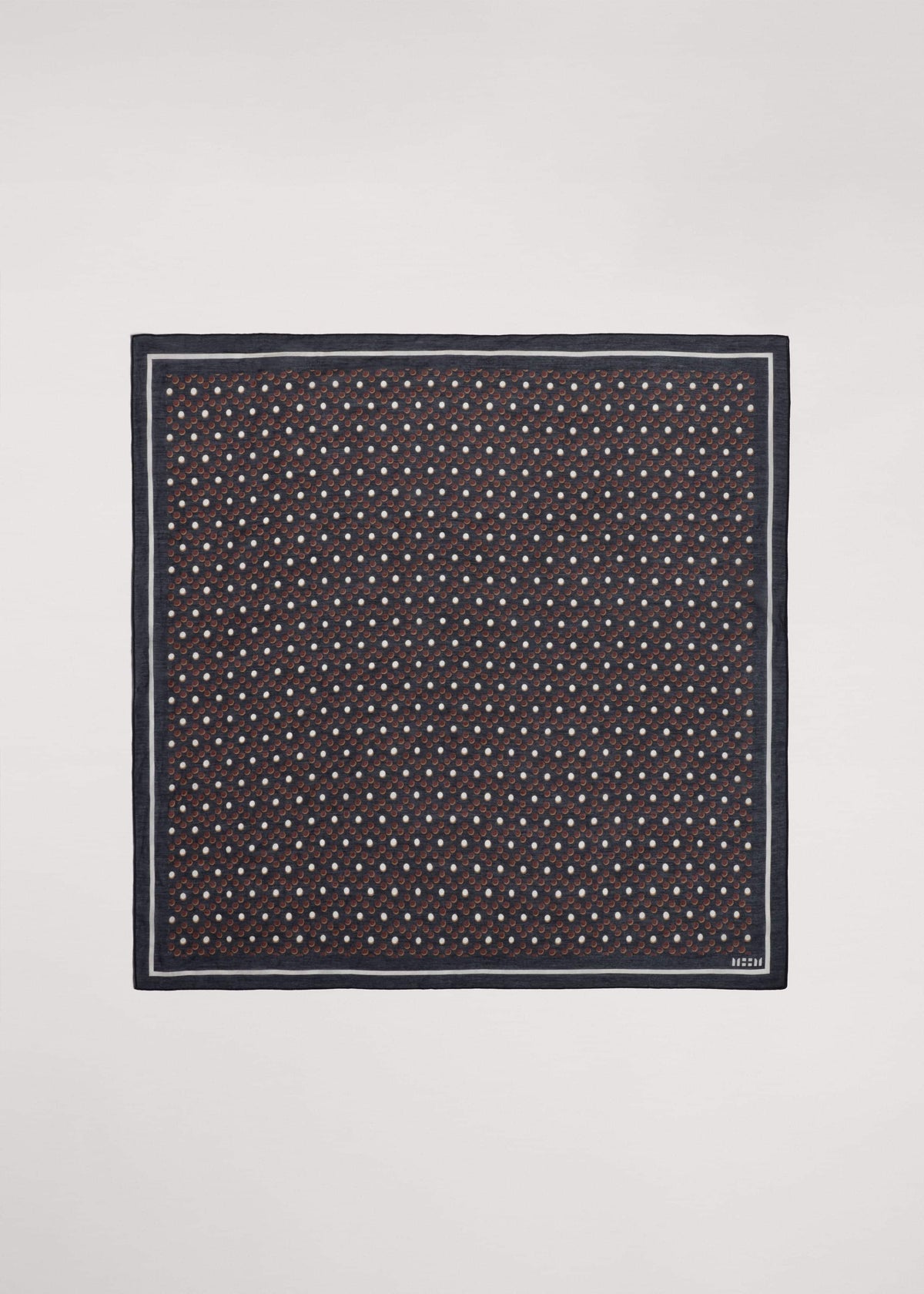 Black Dotted Border Scarf | ME+EM Clothing|Accessories