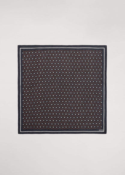 Black Dotted Border Scarf | ME+EM Clothing|Accessories
