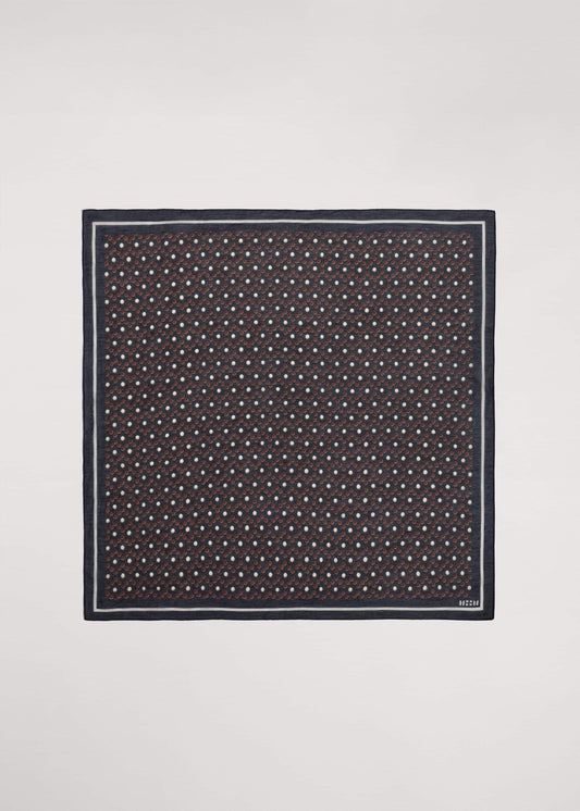 Black Dotted Border Scarf | ME+EM Clothing|Accessories