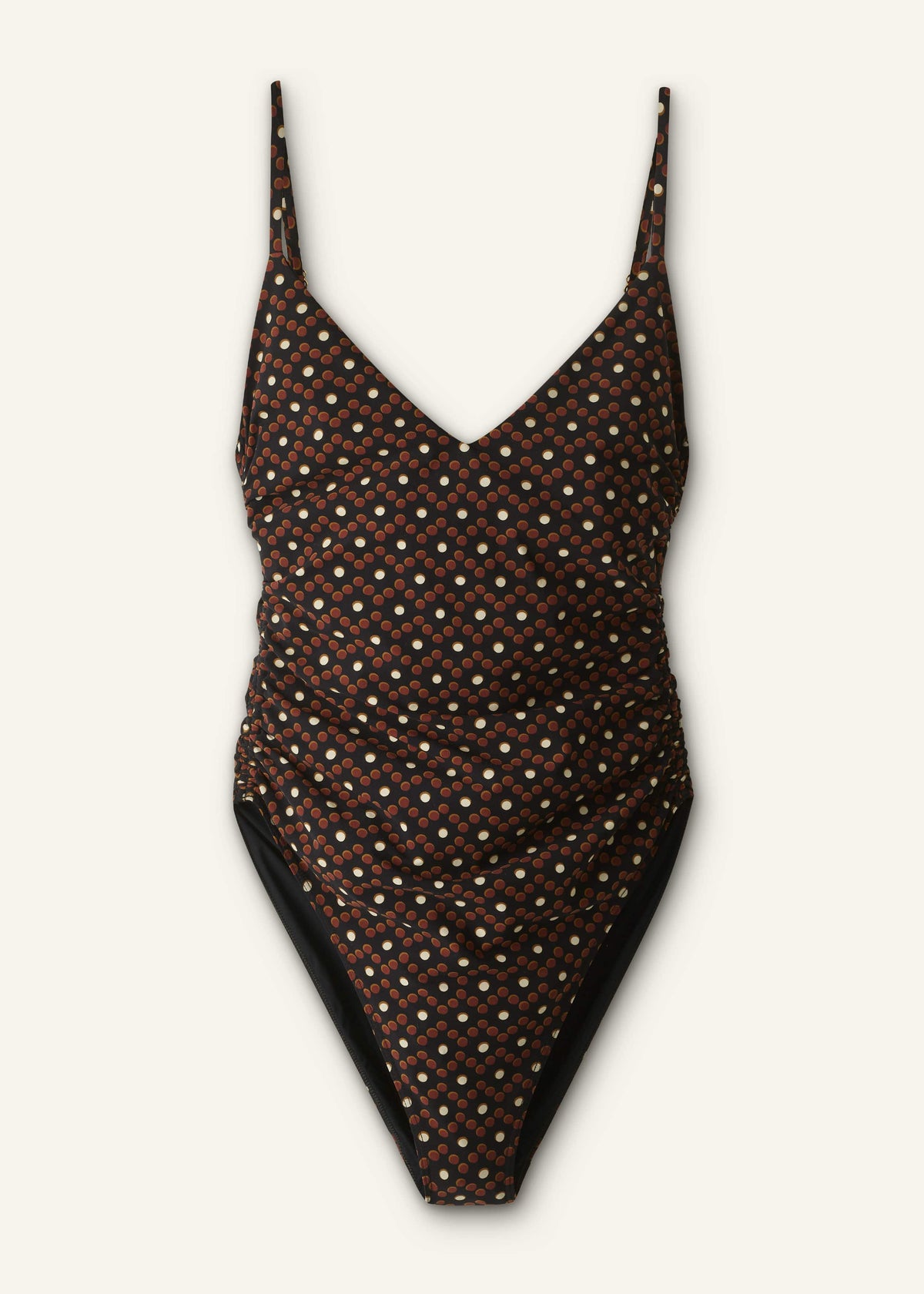 Cinnamon Brown Ruched Swimsuit | ME+EM Clothing