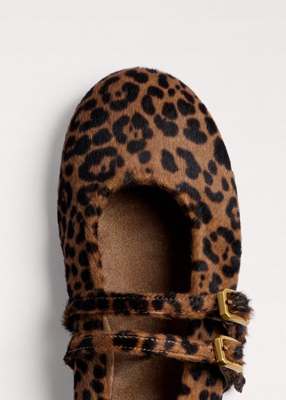 Dark Brown Leopard Ballet Flat | ME+EM Clothing|Accessories