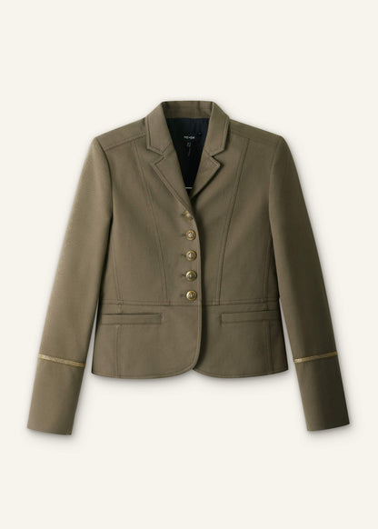 Khaki Wear With Everything Fitted Utility Jacket | ME+EM Clothing
