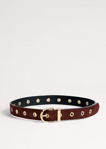 Black Reversible Eyelet Belt | ME+EM Clothing|Accessories