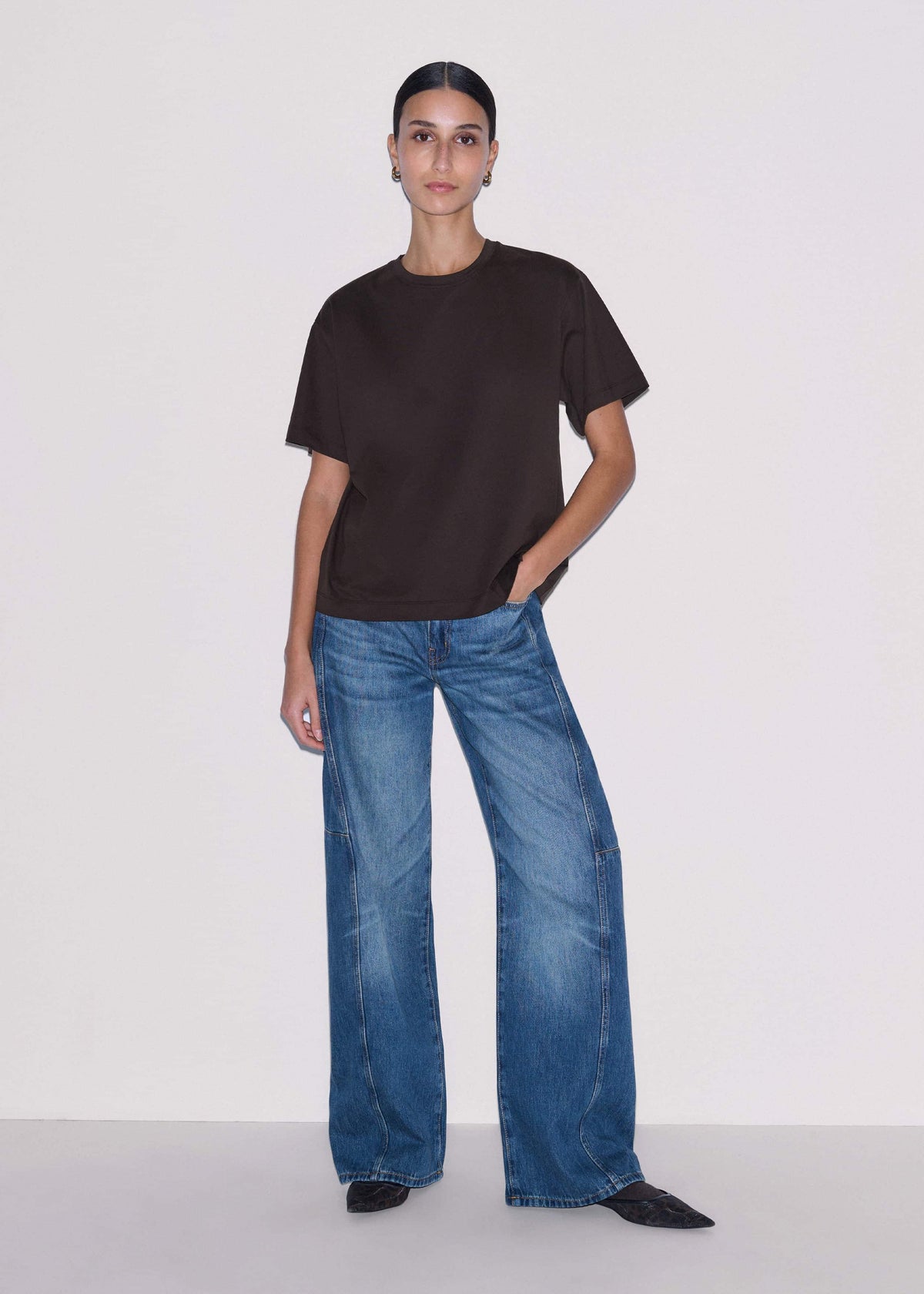 Brown Oversized Tee | ME+EM Clothing