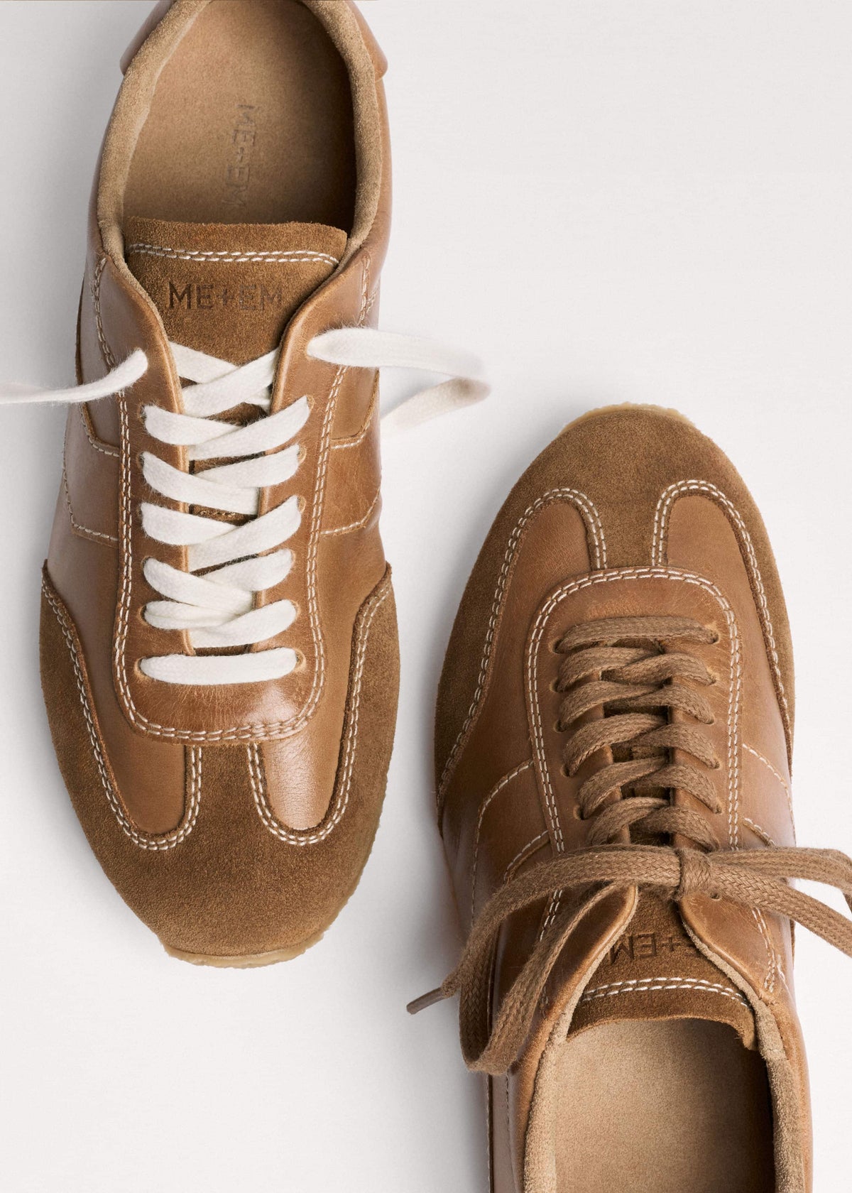 Brown Retro Runner Sneaker | ME+EM Clothing|Accessories