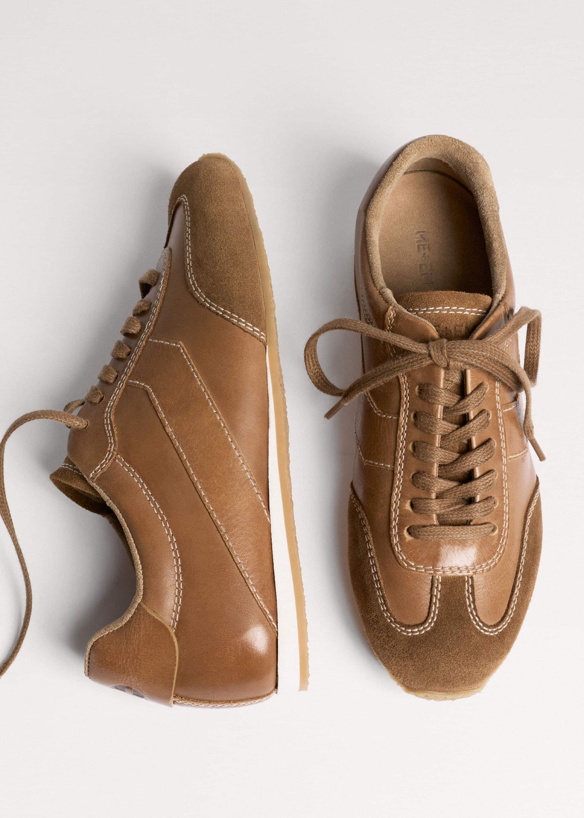 Brown Retro Runner Sneaker | ME+EM Clothing|Accessories