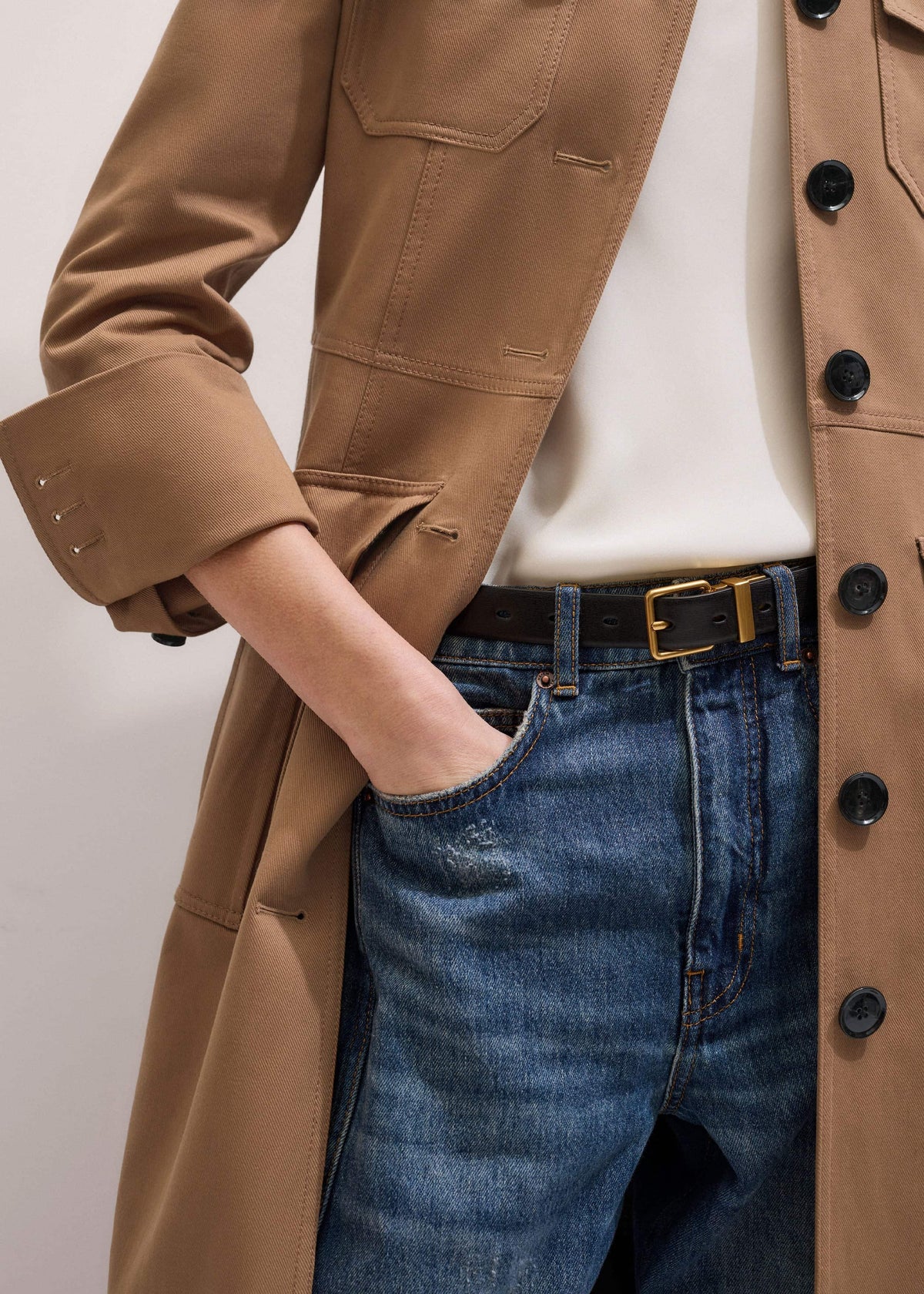 Dark Cinnamon Reversible Belt | ME+EM Clothing|Accessories