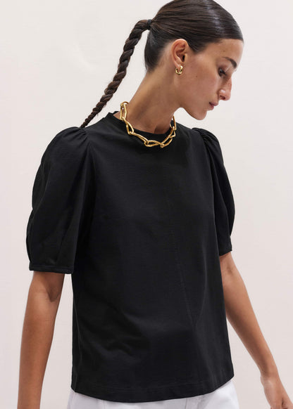 Black Feminine Swing Top | ME+EM Clothing