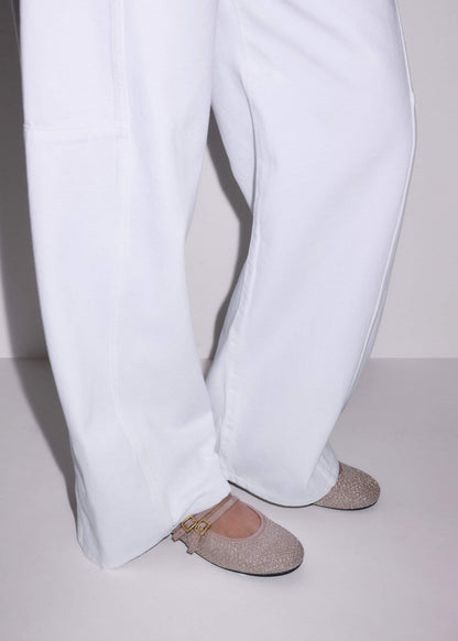 Gold Mesh AM-PM Ballet Flat | ME+EM Clothing|Accessories
