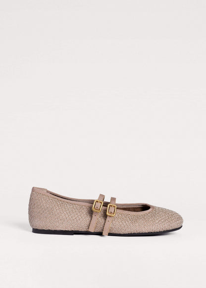 Gold Mesh AM-PM Ballet Flat | ME+EM Clothing|Accessories