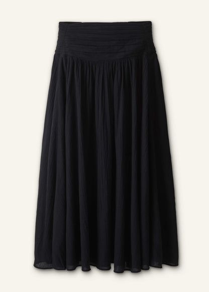 Black Relaxed Maxi Skirt | ME+EM Clothing