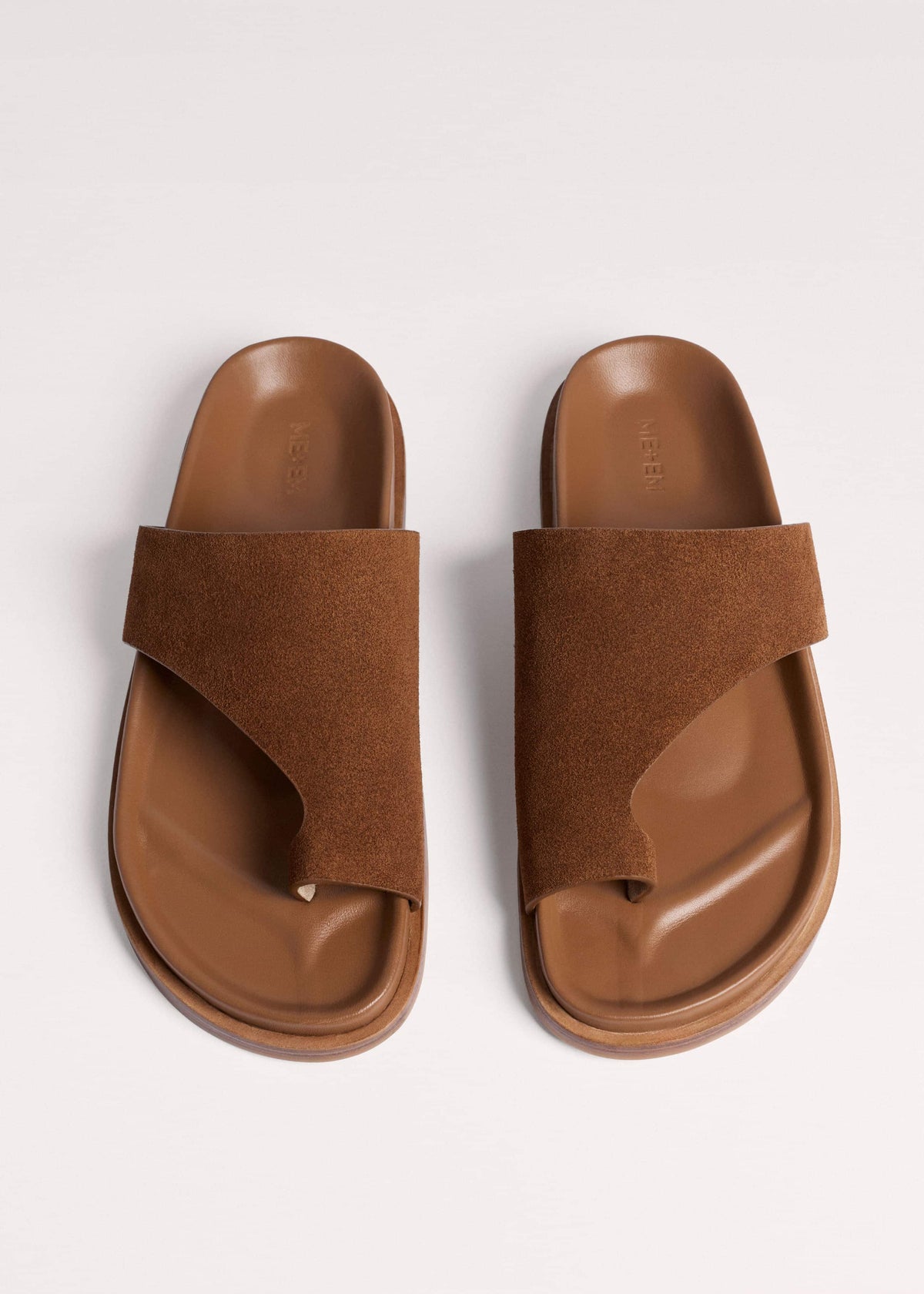Tan Brown Asymmetric Sandal | ME+EM Clothing|Accessories