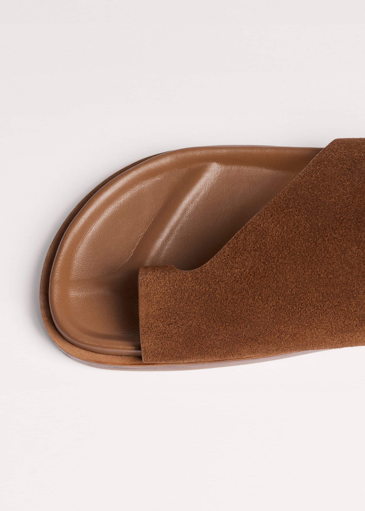 Tan Brown Asymmetric Sandal | ME+EM Clothing|Accessories
