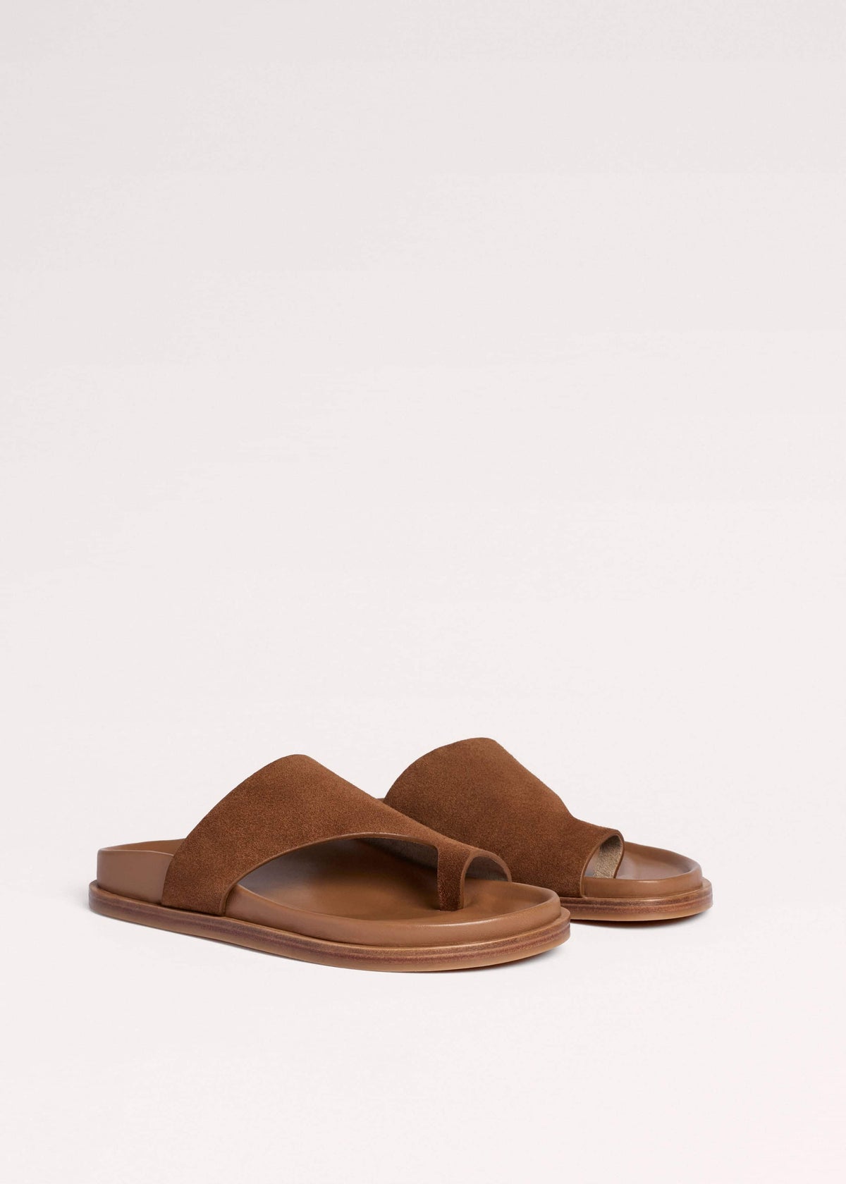 Tan Brown Asymmetric Sandal | ME+EM Clothing|Accessories