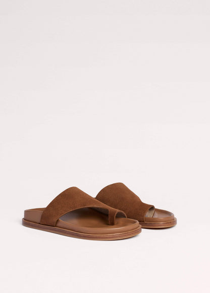 Tan Brown Asymmetric Sandal | ME+EM Clothing|Accessories