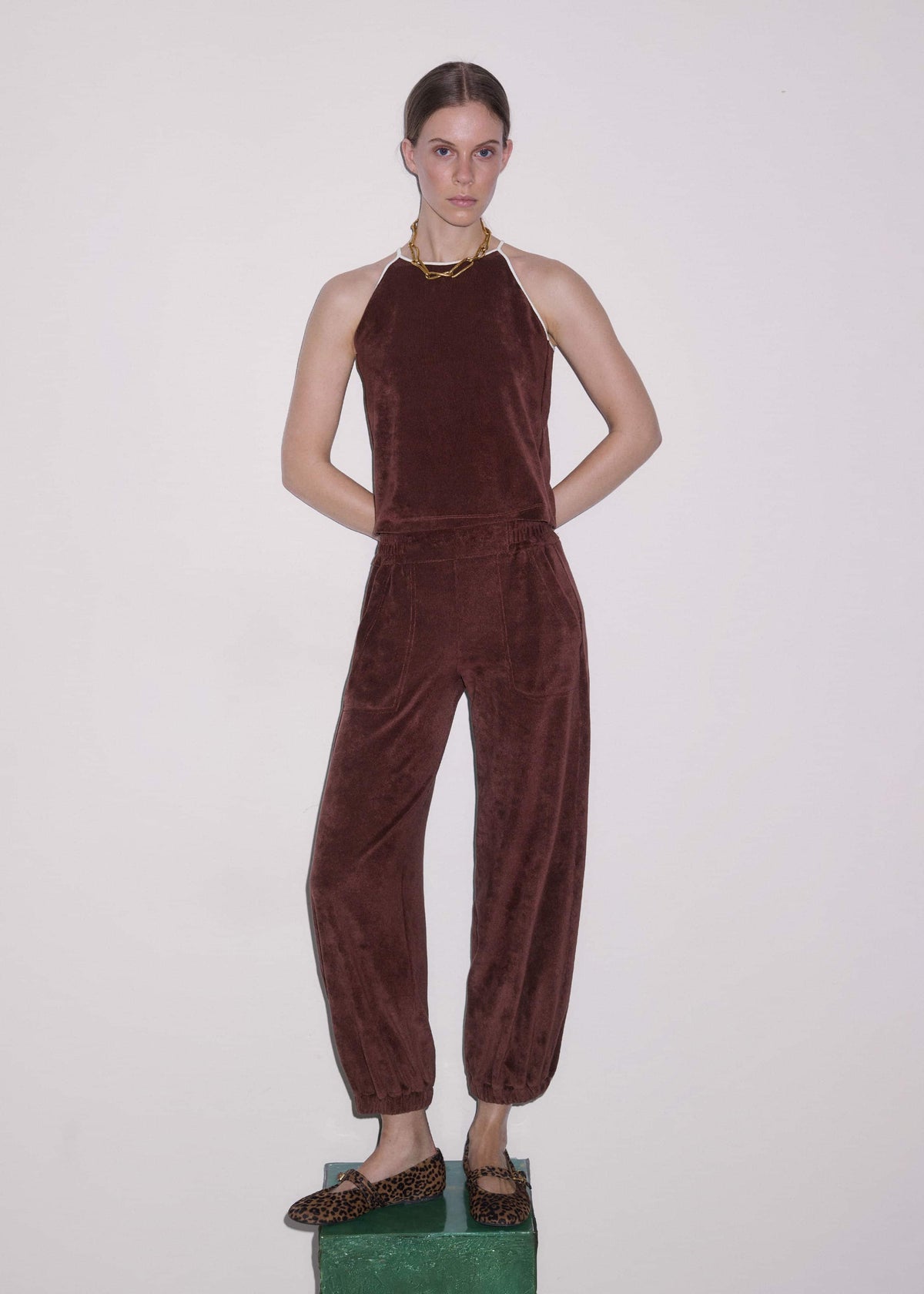 Cinnamon Brown Relaxed Jogger Set | ME+EM Clothing