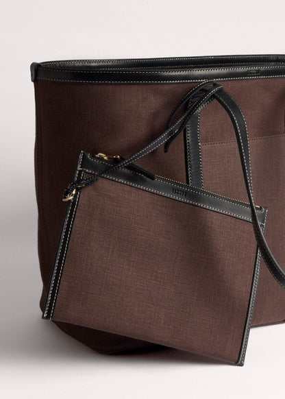 Brown Reversible Tote | ME+EM Clothing|Accessories