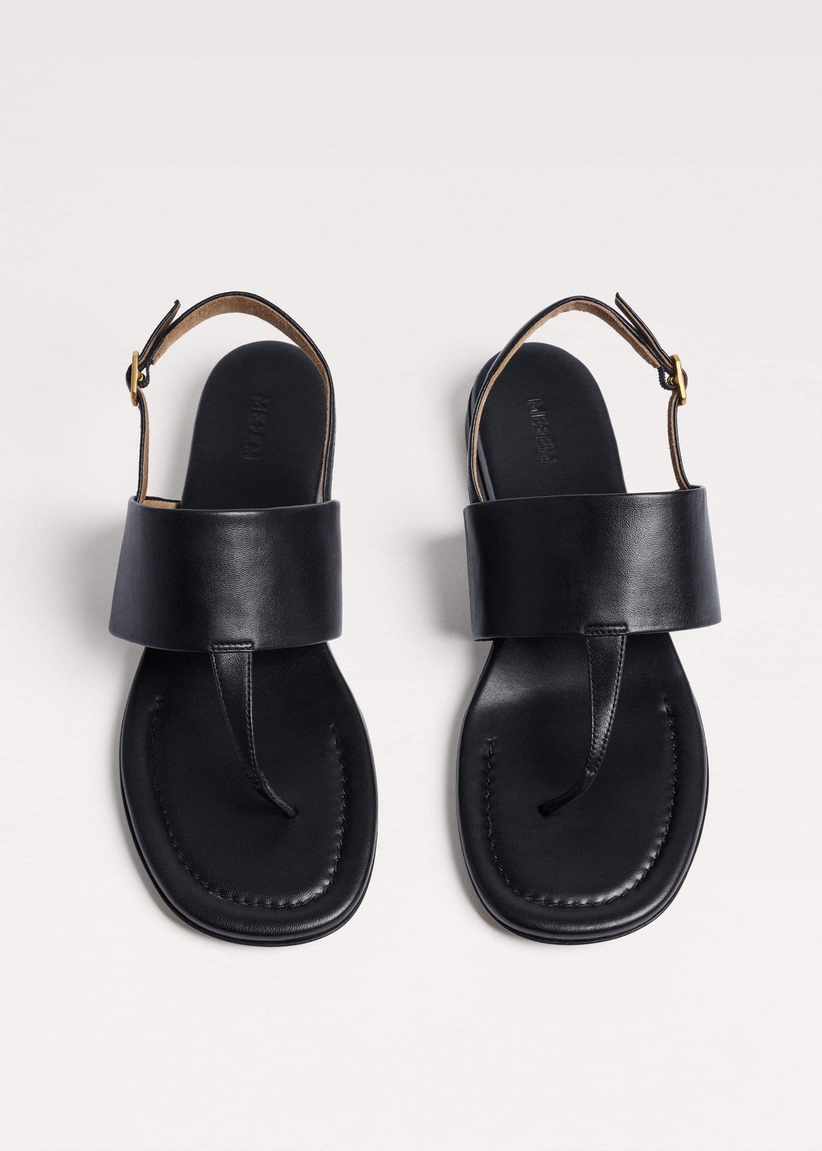 Black Minimal Sandal | ME+EM Clothing|Accessories