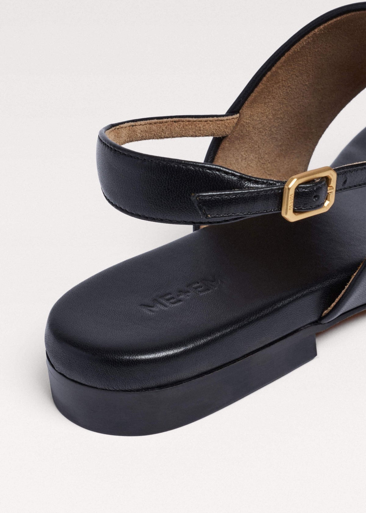Black Minimal Sandal | ME+EM Clothing|Accessories