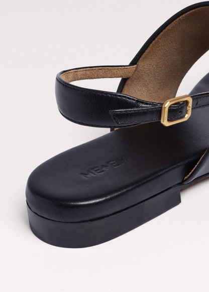 Black Minimal Sandal | ME+EM Clothing|Accessories